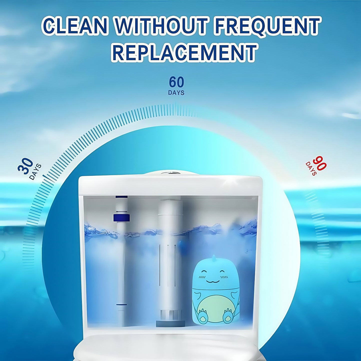 LAST DAY !Toilet Cleaner & Toilet Deodorizer Wonder