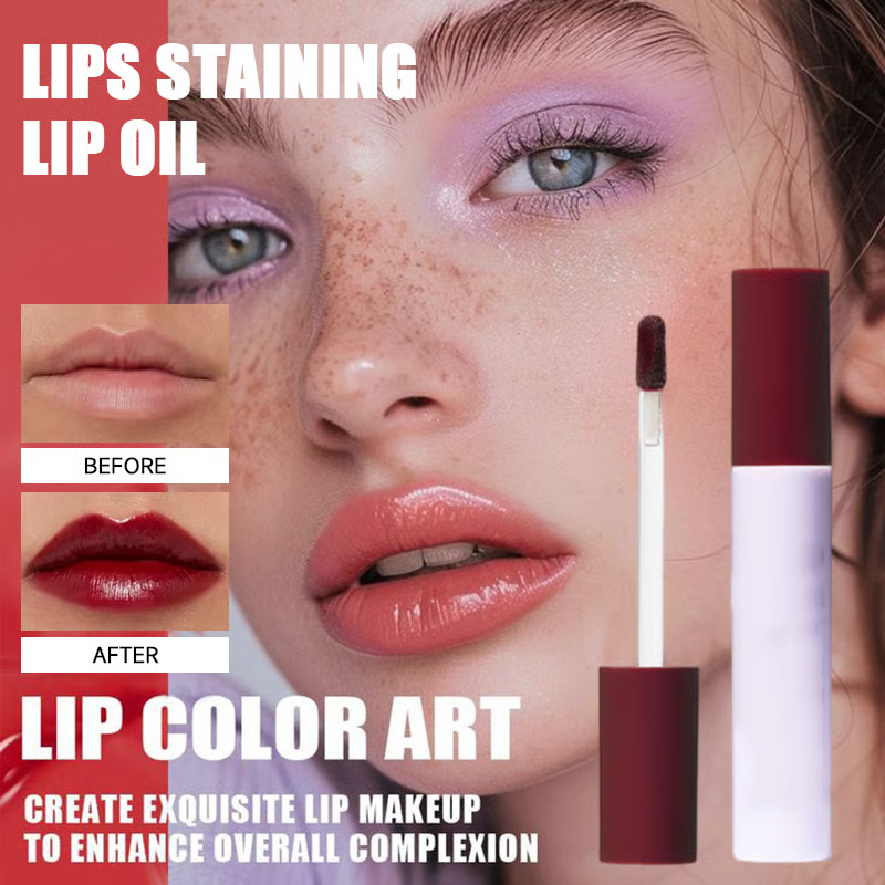 Lips Staining Lip Oil (Non-Sticky | Non-Smudge | 24H Long-Lasting)
