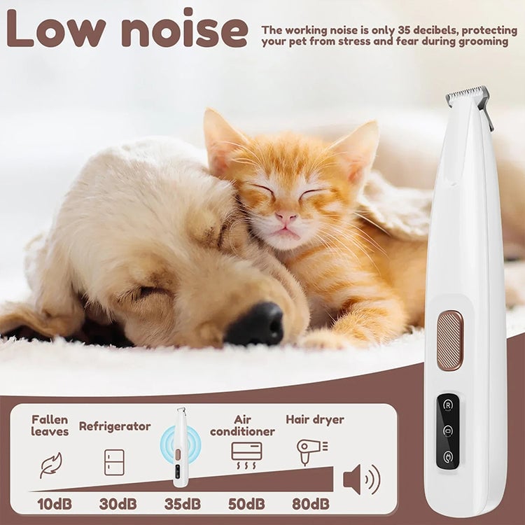 Pet Hair/Fur trimmer for Dogs and Cats (For Sensitive Pets)