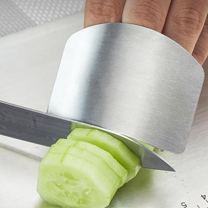 Kitchen Tool Aid Stainless Steel Finger Guard