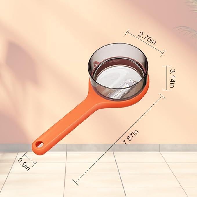 Double-sided Stainless Steel Blade Peeling Knife With Storage Box
