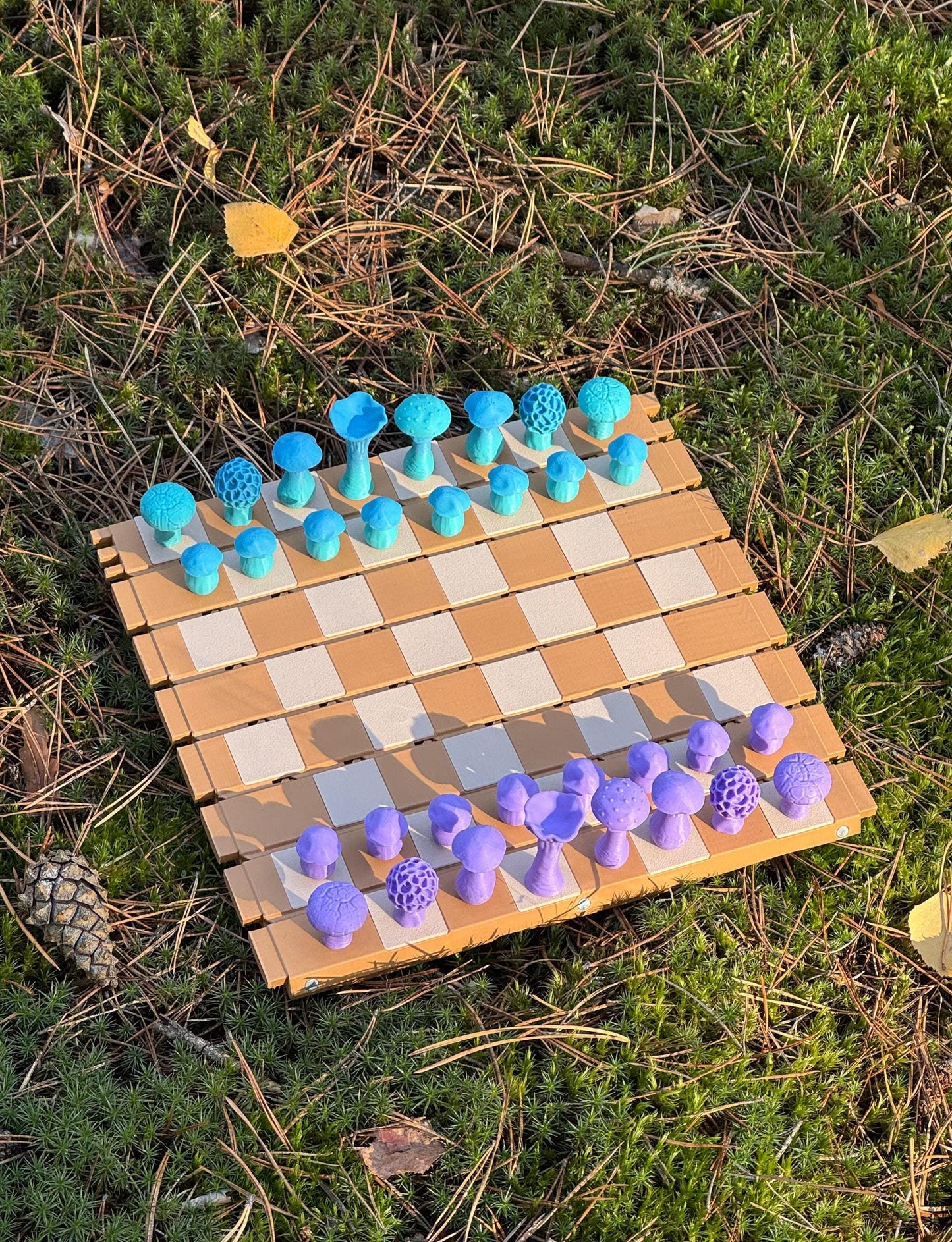 Magnetic Forest Mushrooms Chess