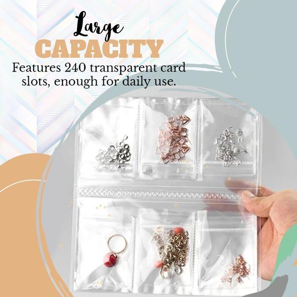2025 Transparent Jewellery Storage Book Set