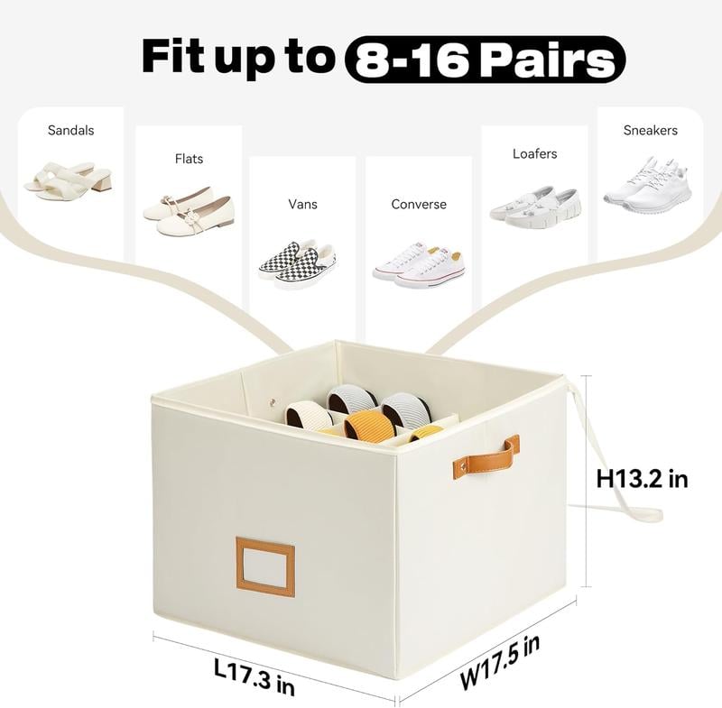 LAST DAY - Fabric Shoe Organizer Storage Box