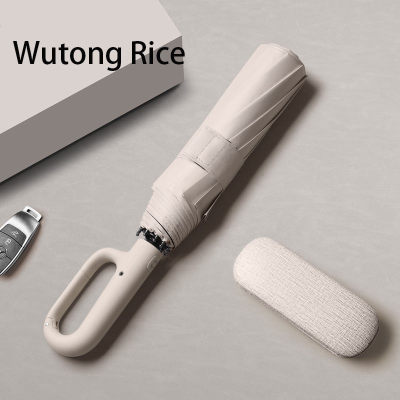 Fully automatic portable folding umbrella