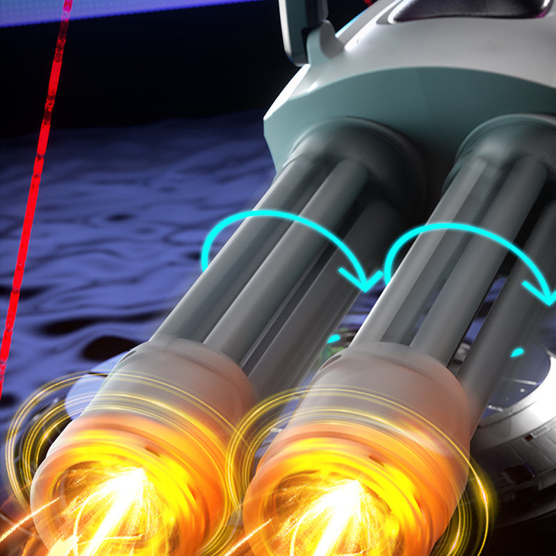Double Barrel Gatling Electric Water Gun Set