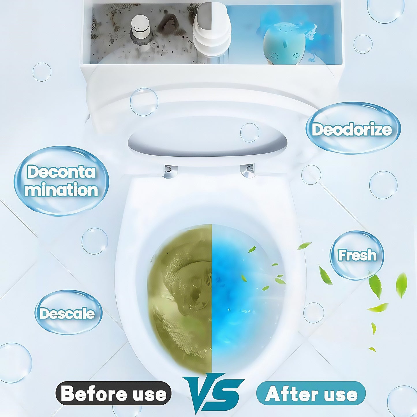 LAST DAY !Toilet Cleaner & Toilet Deodorizer Wonder