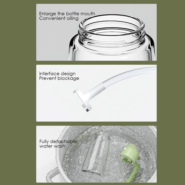 HOT SALE!2 in 1 Glass Oil Sprayer & Dispenser(Buy 2 Get 10% OFF)