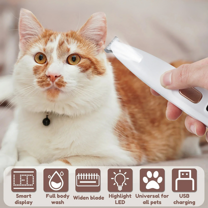 Pet Hair/Fur trimmer for Dogs and Cats (For Sensitive Pets)