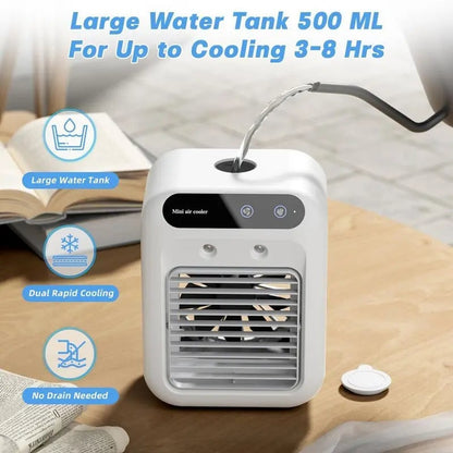 Portable Air Conditioners, 3-In-1 Cooling Fan with 2-Speed Mist Fan