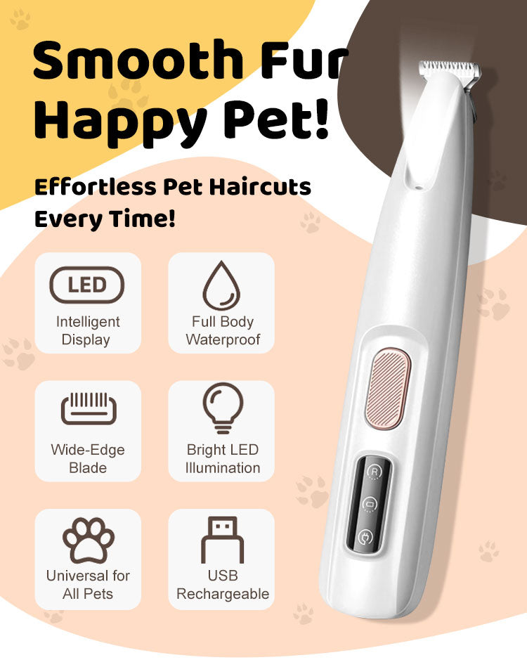 Pet Hair/Fur trimmer for Dogs and Cats (For Sensitive Pets)