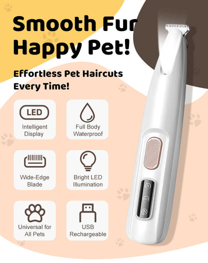Pet Hair/Fur trimmer for Dogs and Cats (For Sensitive Pets)