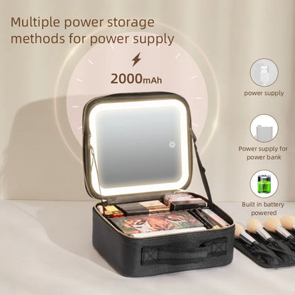 Beauty Reformation Travel Make up Bag WithAdjustableDividers