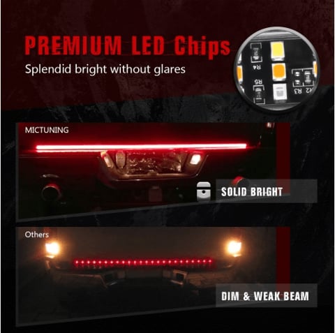 Tailgate Lights, Turn Signals And Driving And Reversing Lights