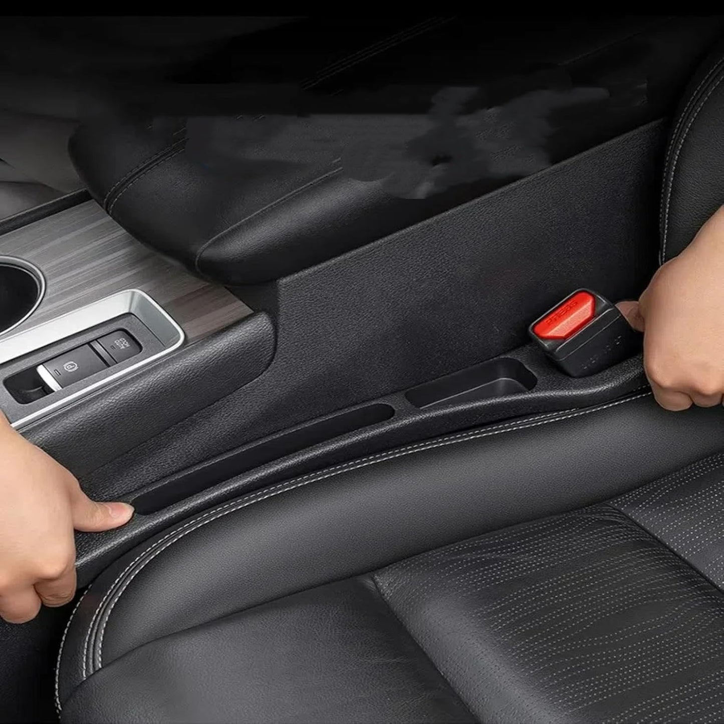 Dual-Slot Car Seat Gap Organizer — No More Lost Items, All Within Reach