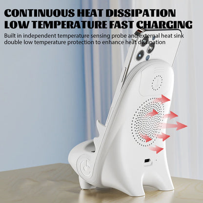 Mini Chair Wireless Fast Charger Multifunctional Phone Holder — Adapts to All Phones