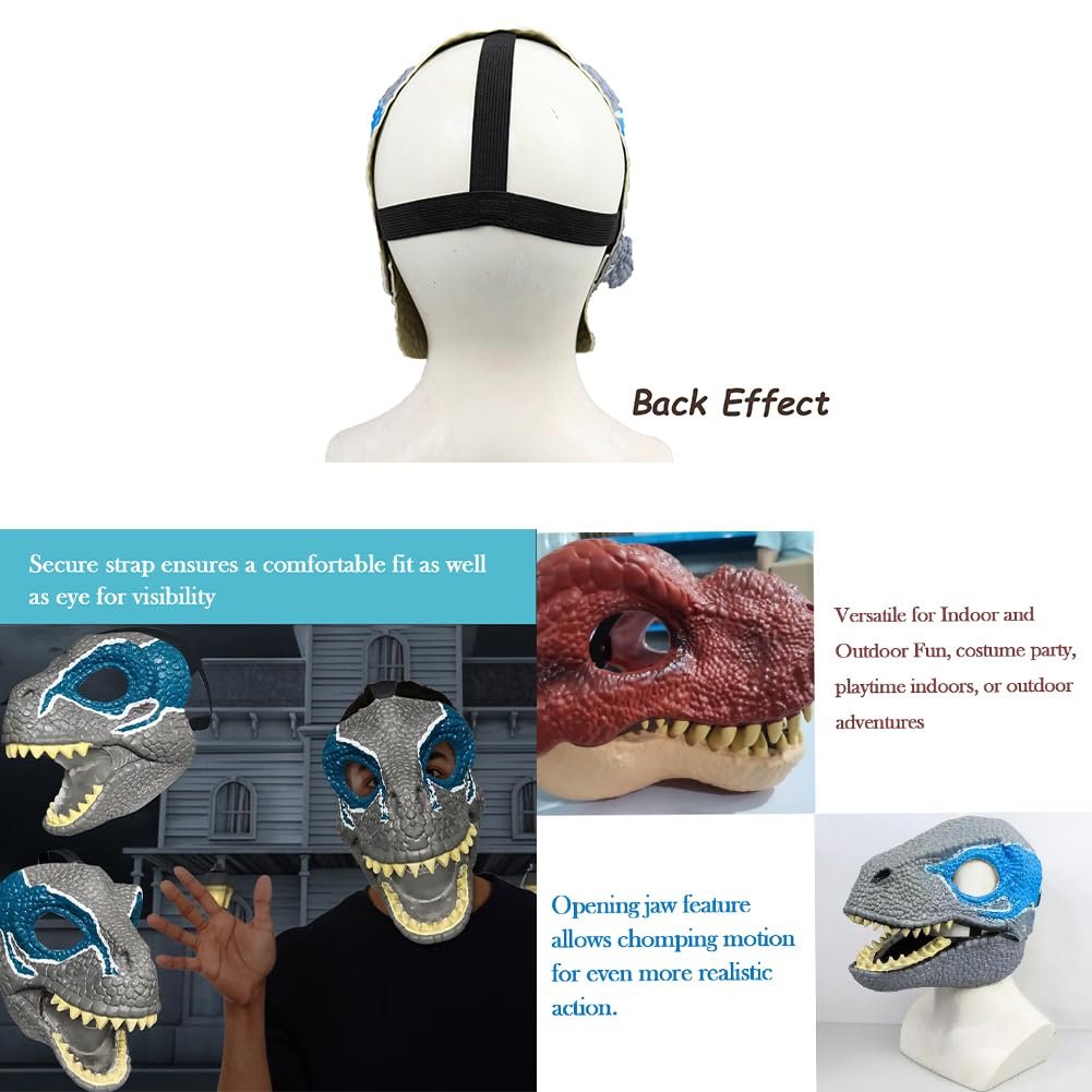 HOT SALES 49% OFF Dino Role-Play Mask with Moving Jaw