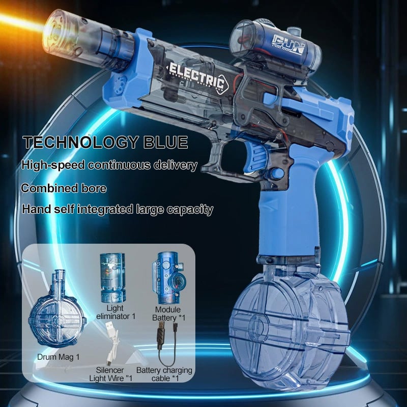 Electric Water Blaster with LED Lights, Water Shooter Powerful Squirt ...