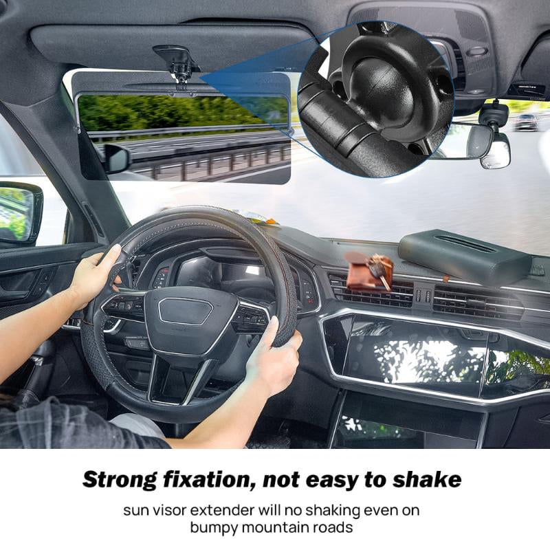 Universal Car Sun Visor With Polarized Glare Protection