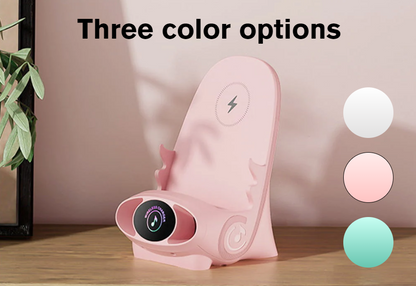 Mini Chair Wireless Fast Charger Multifunctional Phone Holder — Adapts to All Phones