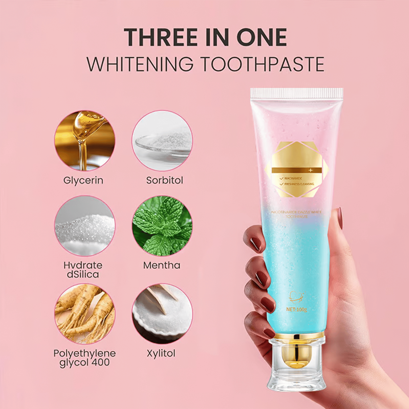 Niacinamide Whitening Toothpaste - For Healthier, Whiter Teeth!