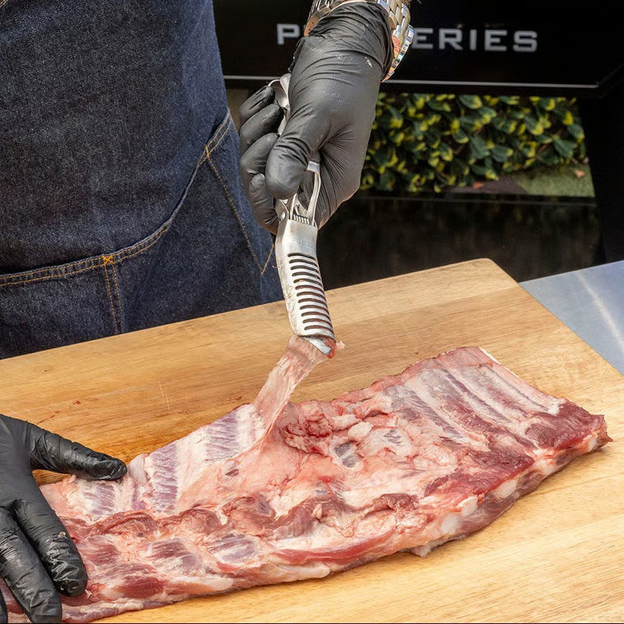 BBQ Rib Skinner Premium Food-Grade 304 Stainless Steel