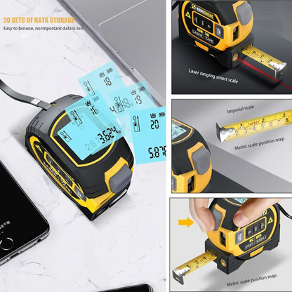 Measurin Sight 3-In-1 Infrared Laser Tape Measuring