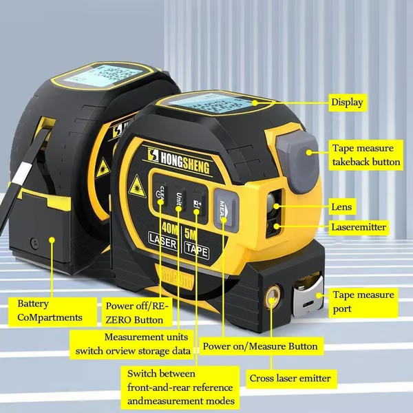 Measurin Sight 3-In-1 Infrared Laser Tape Measuring