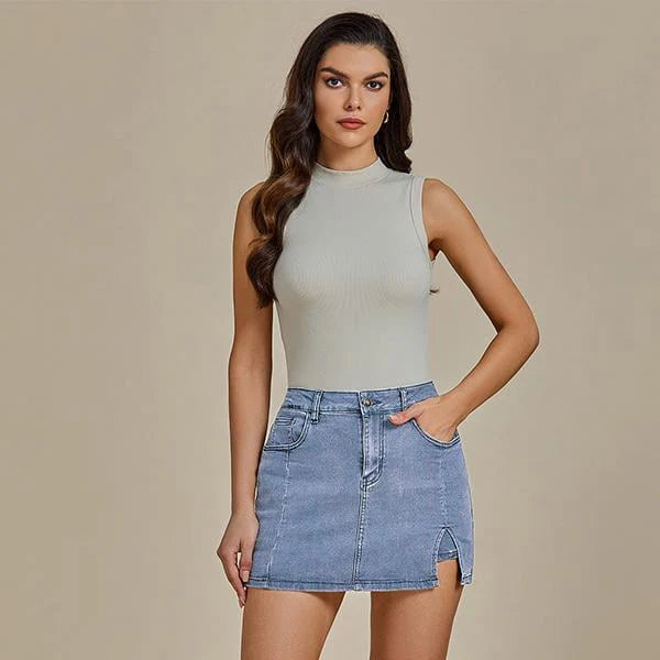 High Waisted Jean Shorts