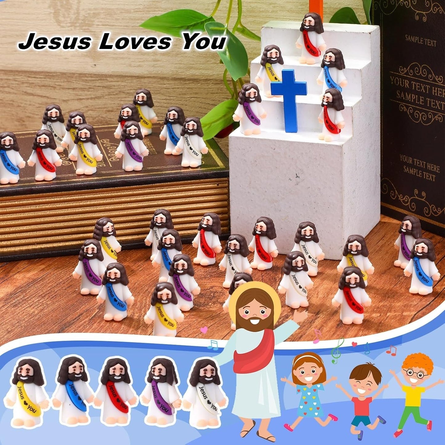 🔥Original Design Figures - Jesus Loves You💖
