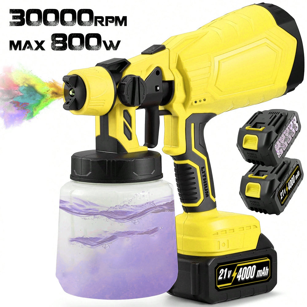 High-pressure Cordless Paint Sprayer with Battery