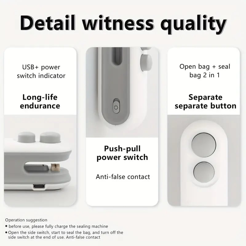 Ultimate Home Sealing Machine - For Long-Lasting Freshness & Flavor