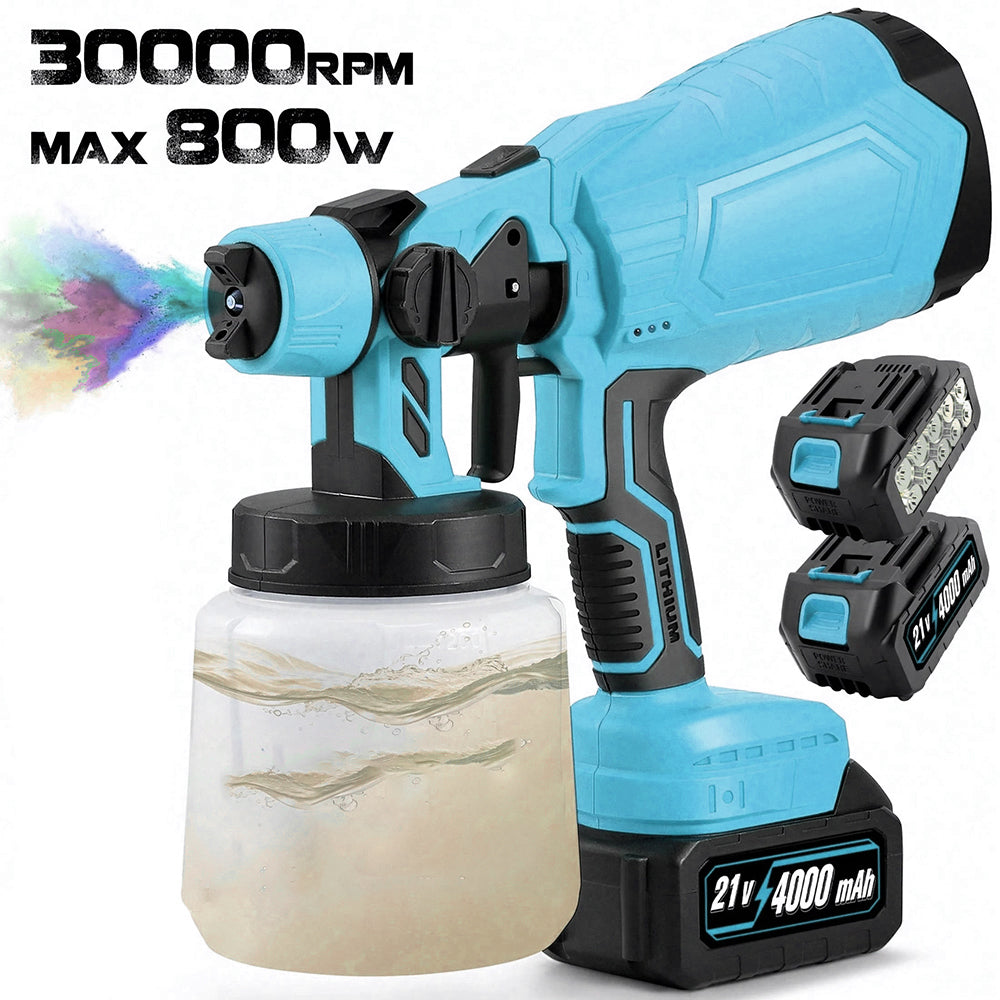 High-pressure Cordless Paint Sprayer with Battery