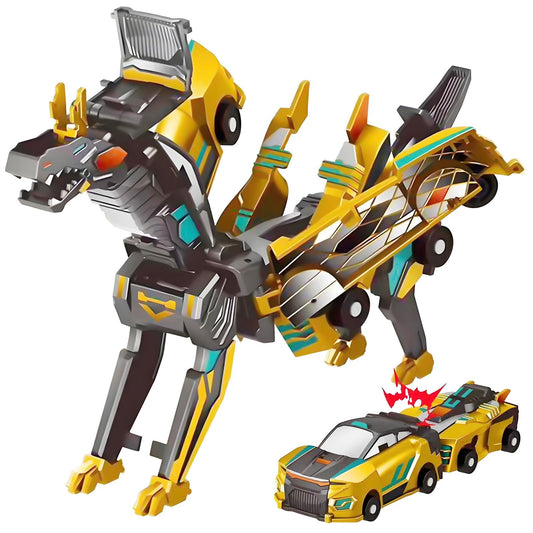 2025 New product ！ Collision Transforming Dinosaur Car Toy