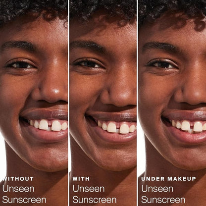 Unseen Sunscreen - SPF 40 - Invisible, Broad Spectrum Face Sunscreen + Makeup-Gripping Primer