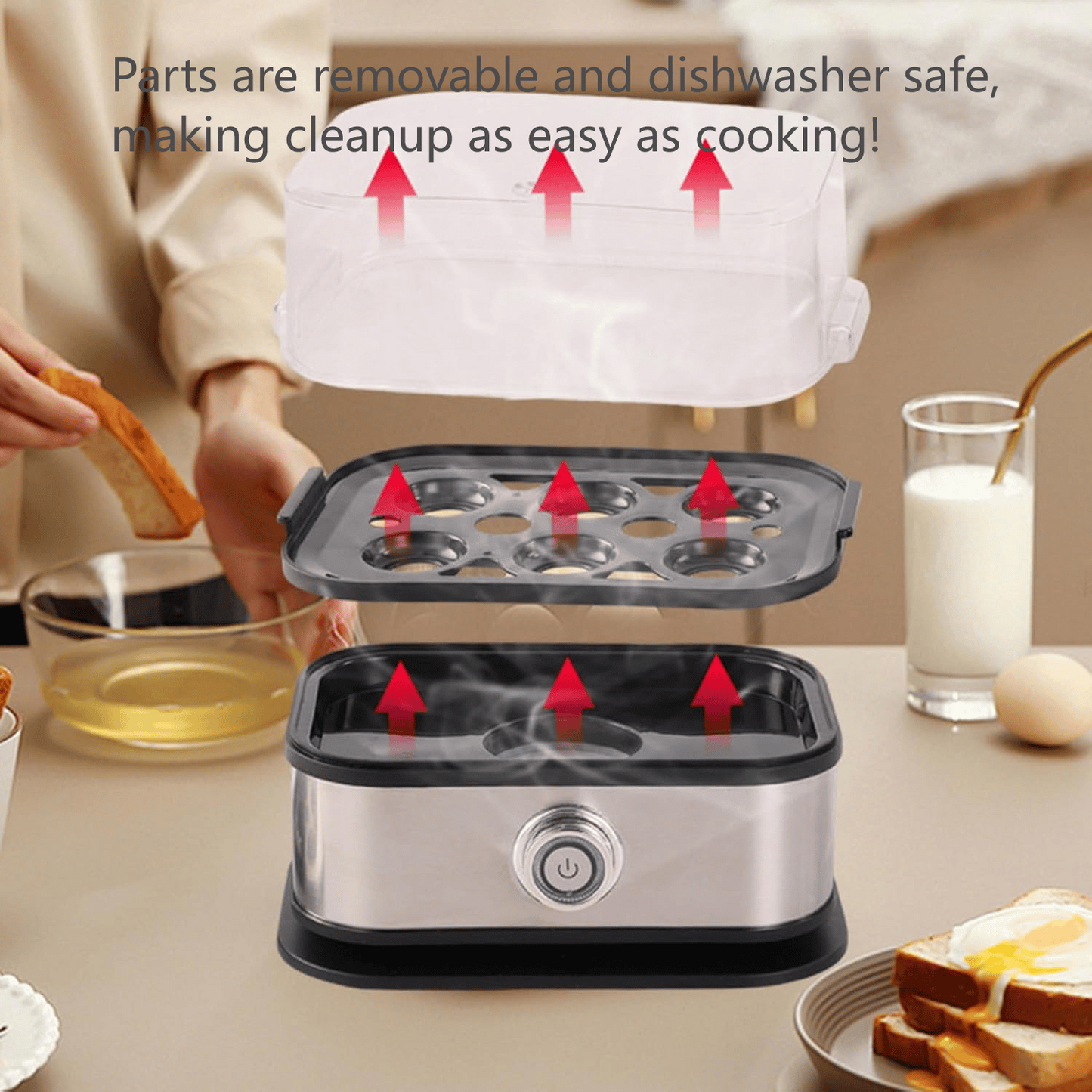 Effortless Breakfasts with Our Electric Egg Cooker!