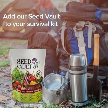 🌱 Secure Your Future Today✨Vegetable Seed Vault Kit | 35 Variety Pack