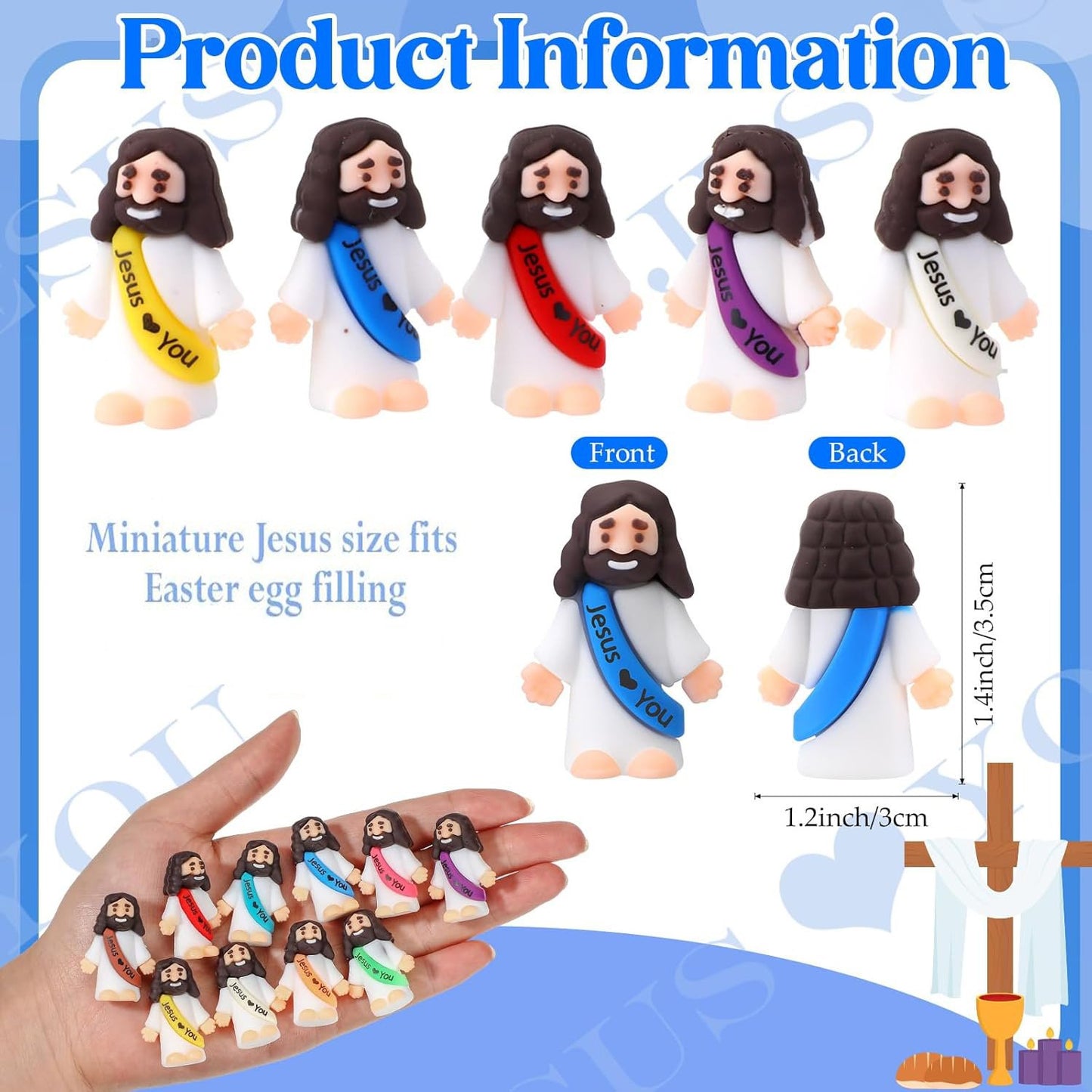 🔥Original Design Figures - Jesus Loves You💖