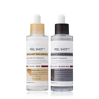 Peel Shot Glow Rice Ampoule Duo Set(white rice + black rice)