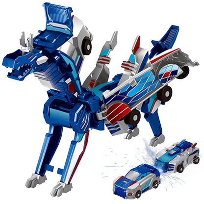2025 New product ！ Collision Transforming Dinosaur Car Toy