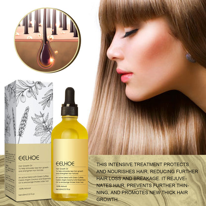 Spring Sale 49% OFF！ Natural Hair Growth Oil