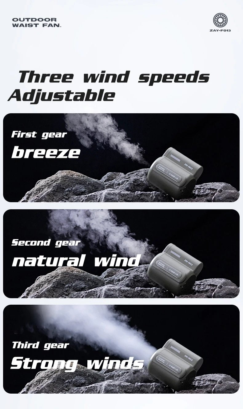 Bladeless Waist Mounted Electric Fan
