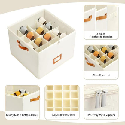 LAST DAY - Fabric Shoe Organizer Storage Box