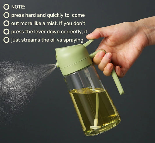 HOT SALE！2 in 1 Glass Oil Sprayer & Dispenser(Buy 2 Get 10% OFF)