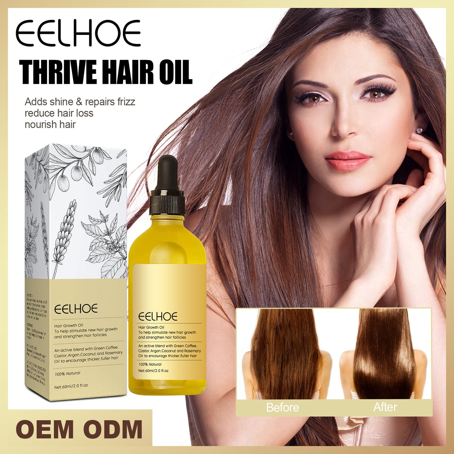 Spring Sale 49% OFF！ Natural Hair Growth Oil