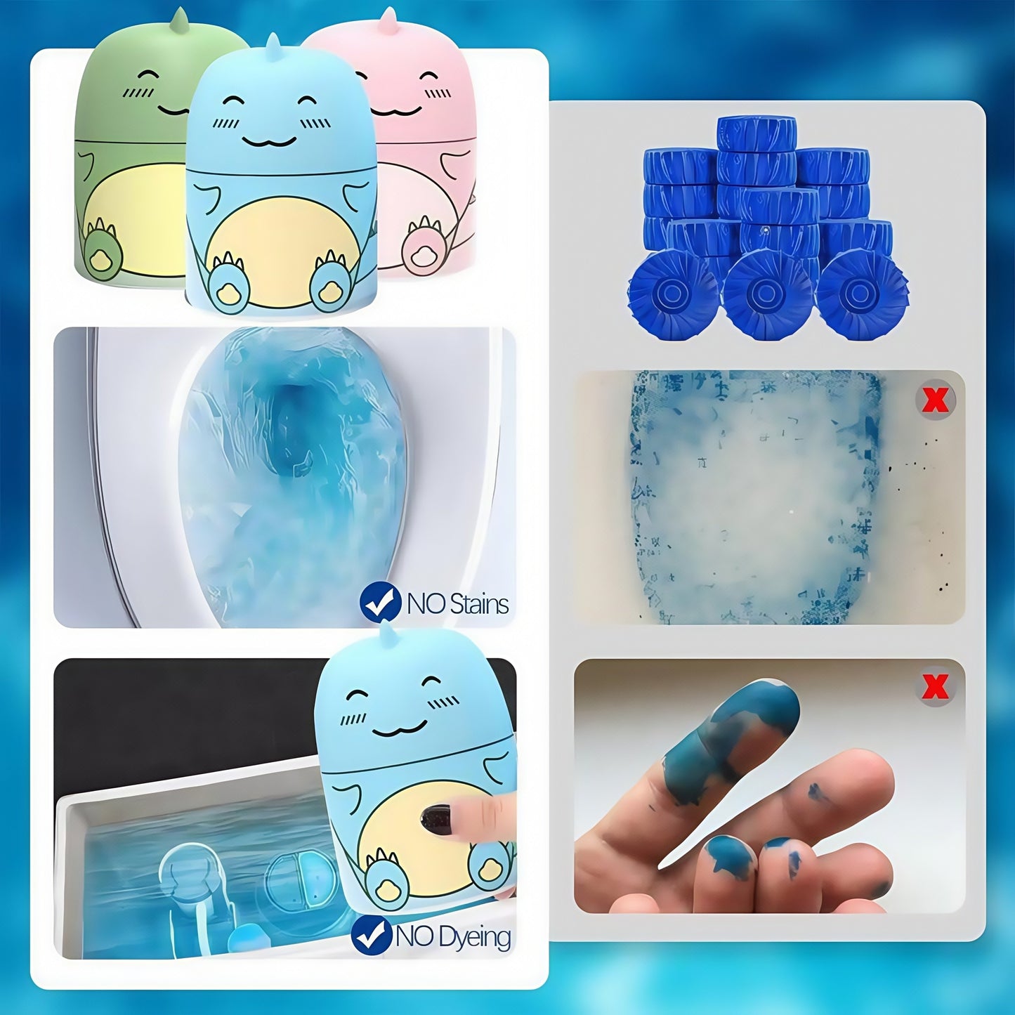 LAST DAY ！Toilet Cleaner & Toilet Deodorizer Wonder