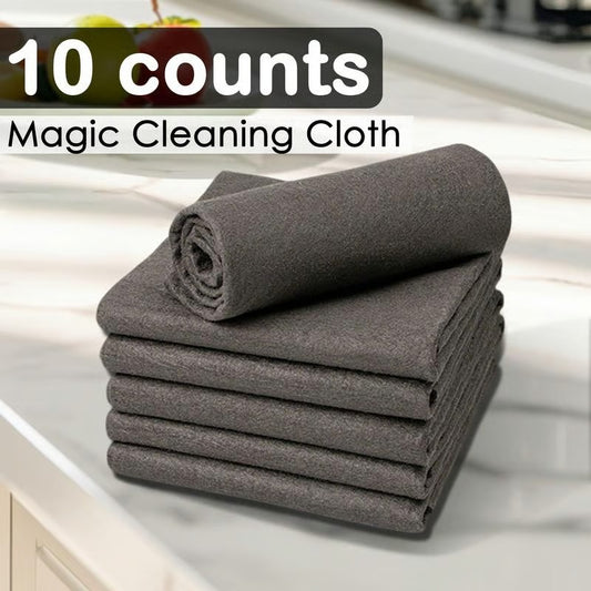 Streak-Free Microfiber Cloth – Ultra-Absorbent 11.8" × 11.8" Lint-Free Cleaner